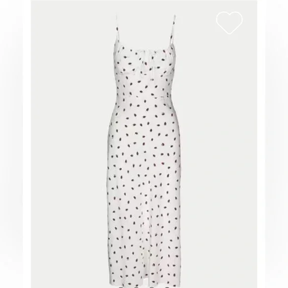 Realisation Par White Dress with Red Polka Dots - Picture 5 of 10